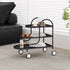 Modern Minimalist Rectangular Steel Side Table 3-Tier For Living Room
