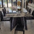 Modern Luxury Rectangular Back Saddle Leather Carbon Steel Dining Chair Backless For Dining Room