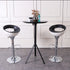 Modern Simplicity Iron ABS Round Bowl Hollowed Bar Stool Footrest Swivel For Kitchen