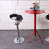 Modern Simplicity Iron ABS Round Bowl Hollowed Bar Stool Footrest Swivel For Kitchen