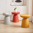 Modern Minimalist Round Cylinder PE End Table 1-Tier For Living Room