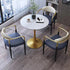 Modern Minimalist Oval Square Right Angle Velvet Fiberglass Dining Chair Backrest Arm For Dining Room