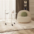 Contemporary Simplicity Round Acrylic End Table 2-Tier For Living Room