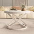 Contemporary Nordic Round Circle Iron Slab Coffee Table For Living Room