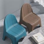 Modern Minimalist Square Half Round PP Plastic Chair Backrest For Living Room