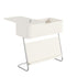 Contemporary Simplicity Rectangular Stainless Steel Side Table 1-Drawer For Living Room