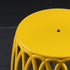 Contemporary Scandinavian Round Skeleton Column PP Dining Chair Armless For Dining Room