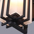 Modern Minimalist Waterproof Rectangular Alloy Glass 1-Light Wall Sconce Lamp For Outdoor Patio