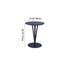 Modern Minimalist Round Iron Steel Plate Bar Table For Dining Room