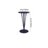 Modern Minimalist Round Iron Steel Plate Bar Table For Dining Room