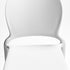 Contemporary Nordic Curved Square PP Dining Chair Backrest Armless For Dining Room