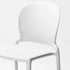 Contemporary Nordic Curved Square PP Dining Chair Backrest Armless For Dining Room