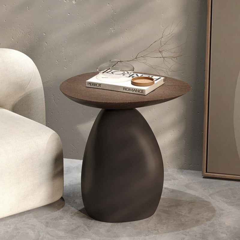 Irregular Round Table Contemporary Scandinavian Round Irregular Base Resin Coffee Table For ...