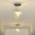 Contemporary Luxury Imitation Stone Design Glass Shade 1-Light Pendant Light For Hallway