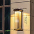 Modern Minimalist Waterproof Rectangle Aluminum Glass 1/2 Light Outdoor Wall Sconce Lamp For Garden