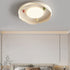 Contemporary Scandinavian Cream Acrylic Round LED Flush Mount Ceiling Light For Bedroom