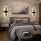 Contemporary Simplicity Oval Iron Acrylic LED Wall Sconce Lamp For Living Room