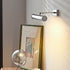 Contemporary Simplicity Copper Cylinder 2-Light Mirror Front Wall Sconce Lamp For Bedroom