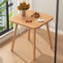 Modern Minimalist Square Wood Coffee Table 4-Legs For Living Room