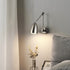 Contemporary Industrial Swingable Cone Metal 1-Light Wall Sconce Lamp For Bedroom