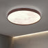 Contemporary Scandinavian Iron Plastic Round Moon LED Flush Mount Ceiling Light For Living Room