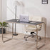 Modern Minimalist Rectangular MDF Stainless Steel Desks For Home Office