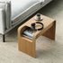 Modern Minimalist Rectangular Solid Wood End Table Storage For Living Room