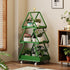 Contemporary Creative Christmas Tree Iron End Table 3-Tier For Living Room