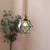 Traditional Vintage Polygonal Brass Glass 1-Light Pendant Light For Living Room