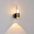 Contemporary Scandinavian Cylindrical Iron Aluminum Acrylic LED Wall Sconce Lamp For Living Room