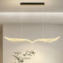 Contemporary Creative Wings Aluminum Acrylic LED Island Light Chandelier For Dining Room