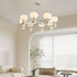 Contemporary Creative Pumpkin Orb Iron Aluminum Acrylic 6/12/16 Light Chandelier For Living Room
