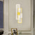 Modern Minimalist Double Rectangle Aluminum Iron Silicone LED Wall Sconce Lamp For Living Room