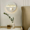 Modern Minimalist Cream Round Love Wave Iron Acrylic LED Wall Sconce Lamp For Bedroom