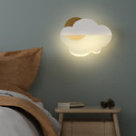 Modern Art Deco Iron Acrylic Cloud LED Wall Sconce Lamp For Bedroom