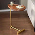 Contemporary Simplicity Water Drop Shape Iron Frame End Table For Living Room