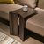 Modern Minimalist Rectangular Shaped Wood End Table For Living Room