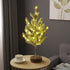 Modern Art Deco Pine Needle Tree PVC LED Table Lamp For Bedroom