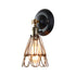 Contemporary Retro Iron Bracket Shade 1-Light Wall Sconce Lamp For Dining Room