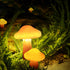 Modern Art Deco Waterproof Solar Resin Mushroom LED Landscape Lighting Outdoor Light For Garden