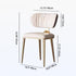 Contemporary Scandinavian Square Cushion Stainless Steel Microfiber Leather Sponge Dining Chair Backrest For Dining Room