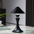 Contemporary Simplicity Conical Shade Hardware Base LED USB Table Lamp For Bedroom