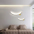 Modern Minimalist Arc Aluminum Strip Acrylic LED Wall Sconce Lamp For Living Room