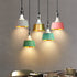 Contemporary Industrial Round Trapezoidal Aluminum PP 1-Light Pendant Light For Dining Room