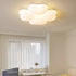 Contemporary Simplicity Iron PE Four-Leaf Clover LED Flush Mount Ceiling Light For Living Room