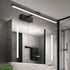 Modern Minimalist Long Iron Aluminum PC LED Vanity Light Wall Sconce Lamp For Bathroom