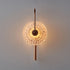 Modern Minimalist Round Stainless Steel Glass LED Wall Sconce Lamp For Bedroom