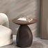 Contemporary Simplicity Geometric Round Resin Coffee Table For Living Room