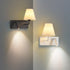 Modern Simplicity Iron Aluminum Fabric Cone 1-Light Wall Sconce Lamp For Bedroom