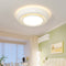 Modern Minimalist Round Iron Acrylic LED Flush Mount Ceiling Light For Bedroom